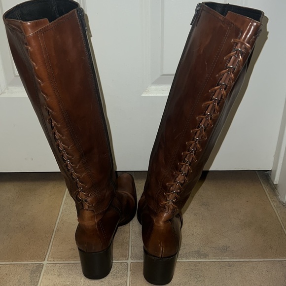 Franco Martini brown Pointed-toe boots - Picture 4 of 12